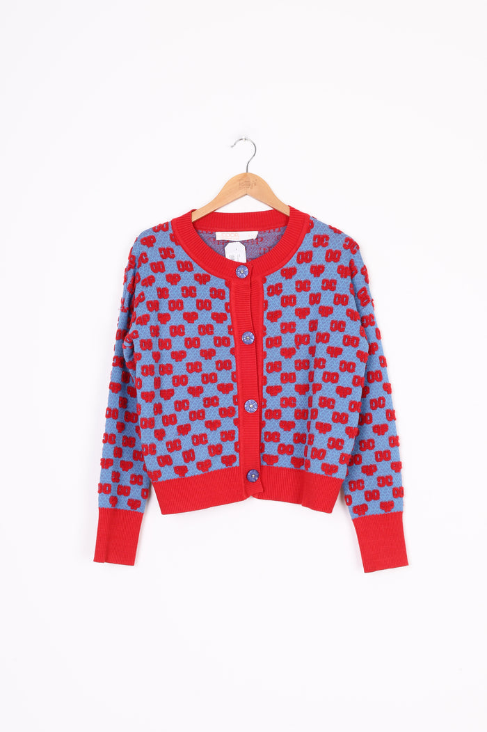 Coop Womens Red Cardigan Size S