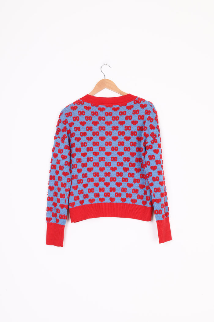 Coop Womens Red Cardigan Size S
