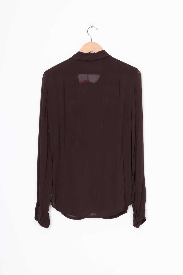 Cooper Womens Brown Top Size 8