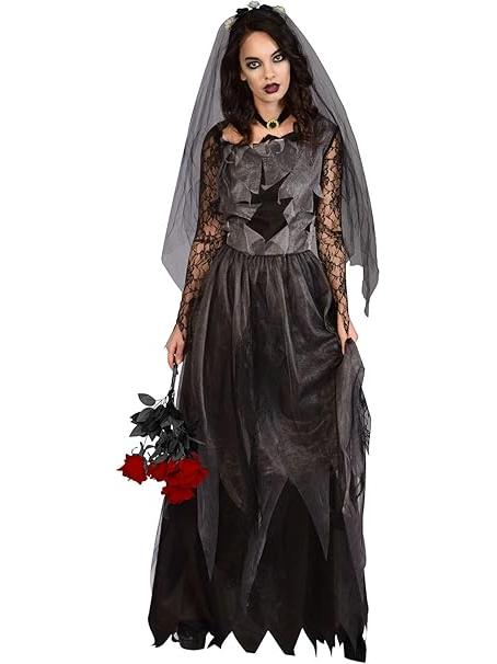 Corpse Bride Costume, Black