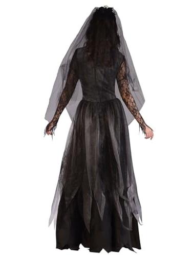 Corpse Bride Costume, Black