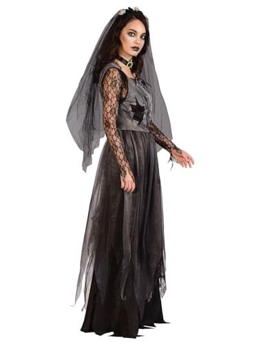 Corpse Bride Costume, Black