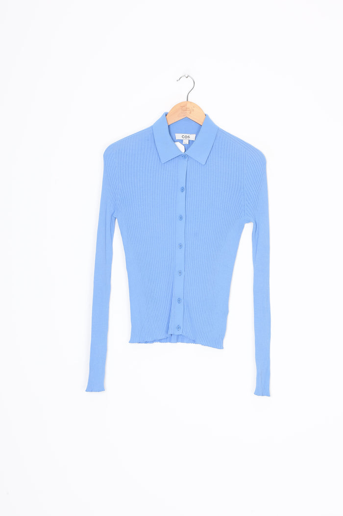 Cos Womens Blue Top Size S