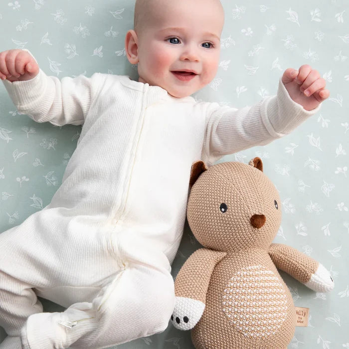 Cotton Knit Toy - Wally the Wombat