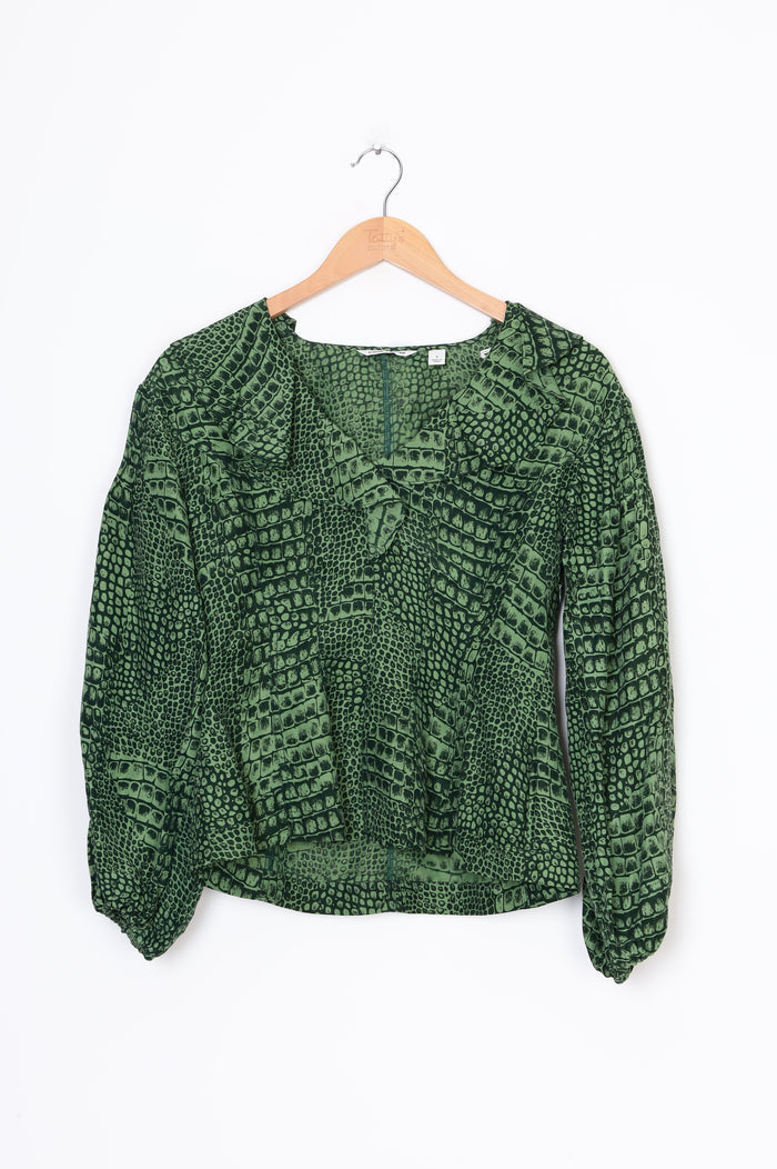 Country Road Womens Green Top Size 6