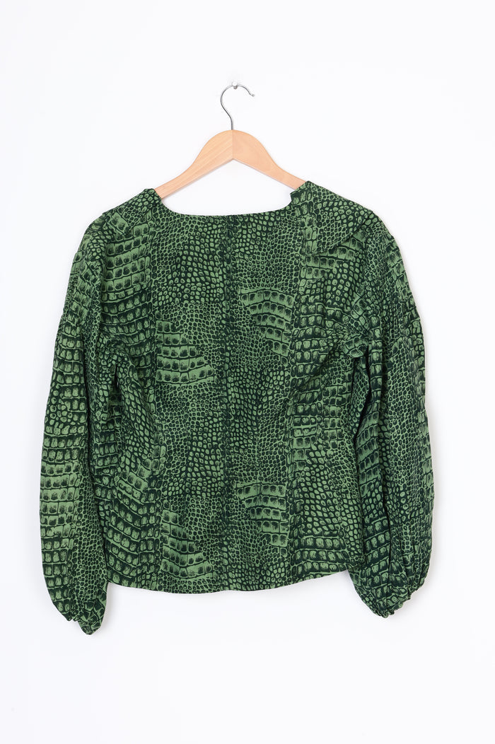 Country Road Womens Green Top Size 6