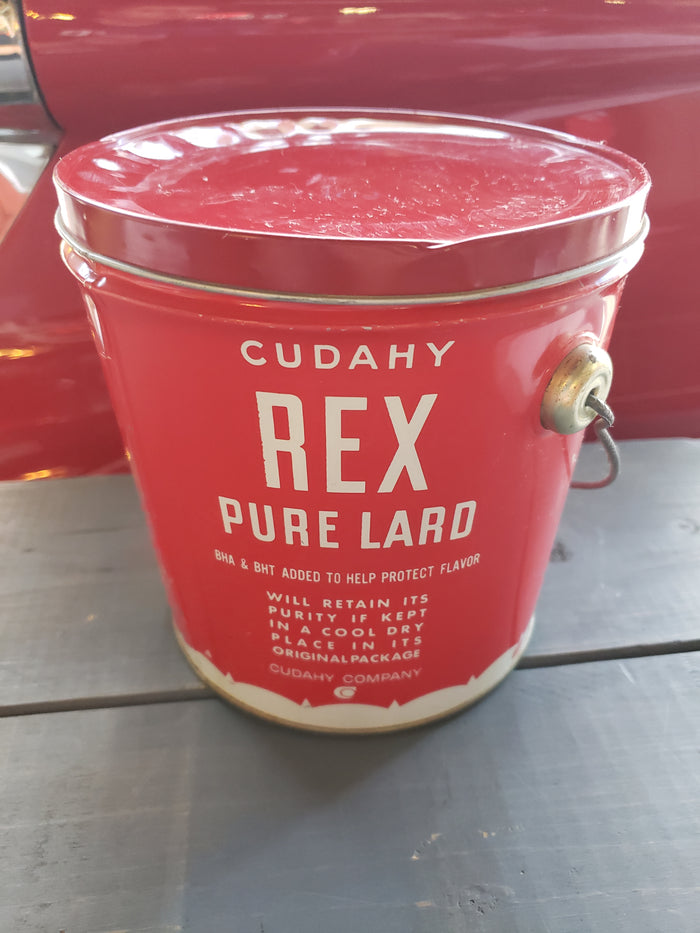 Cudahy REX Pure Lard tin (4 lb.)