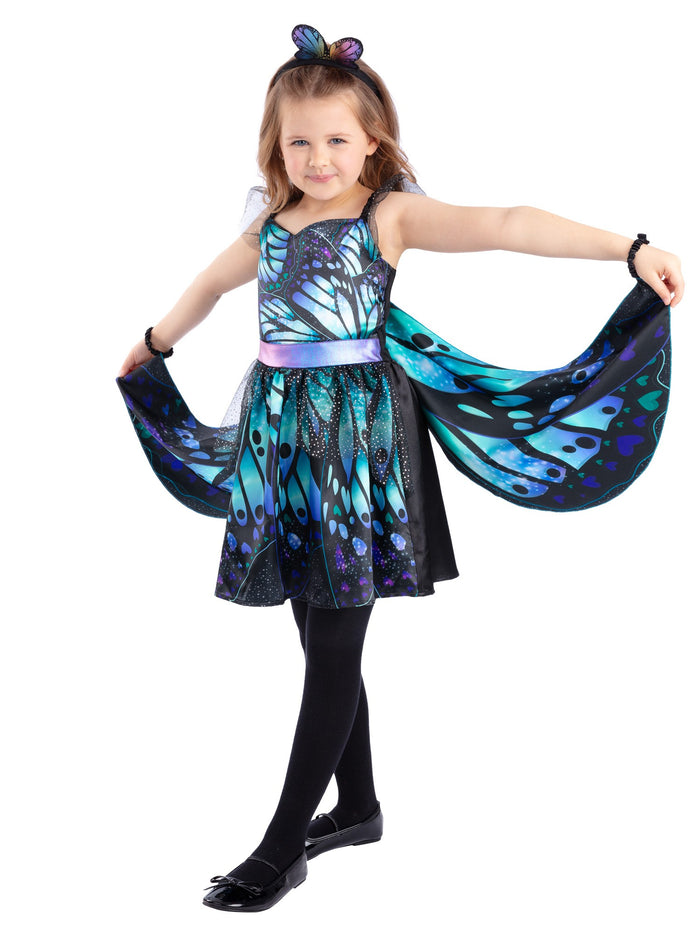 Dark Butterfly Girls Costume