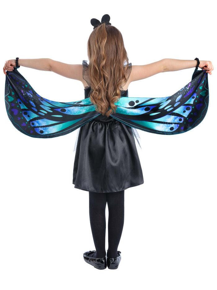 Dark Butterfly Girls Costume