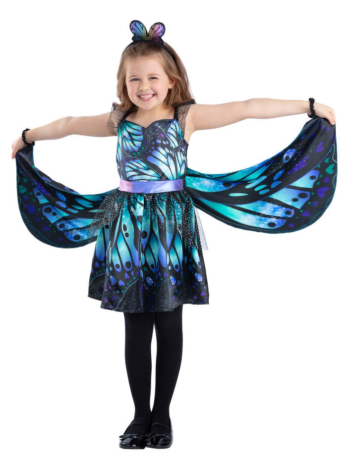 Dark Butterfly Girls Costume