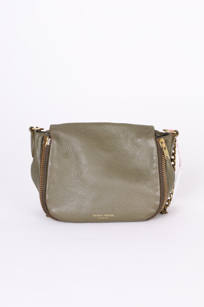 Deadly Ponies Womens Green Bag Size O/S