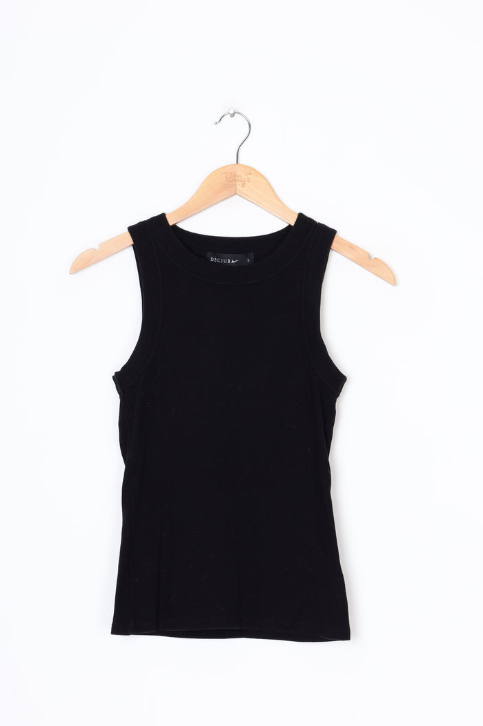 Decjuba Womens Black Top Size S