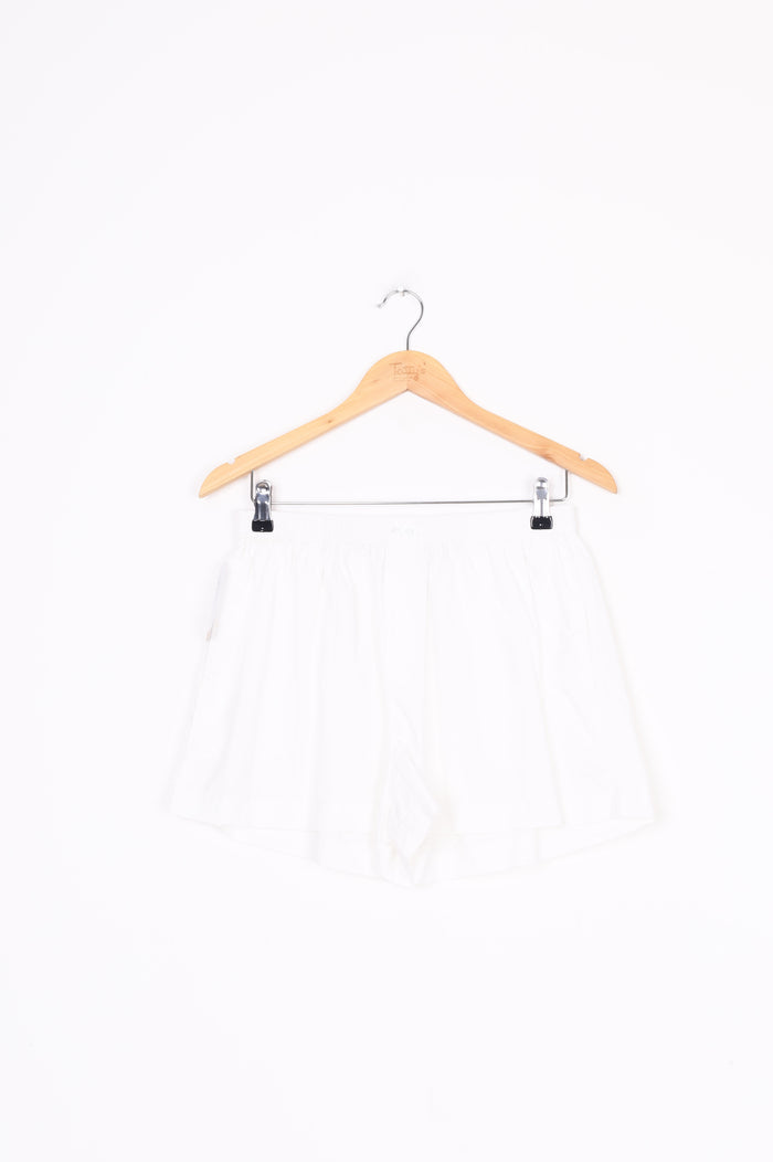 Deiji Studios Womens White Shorts Size M