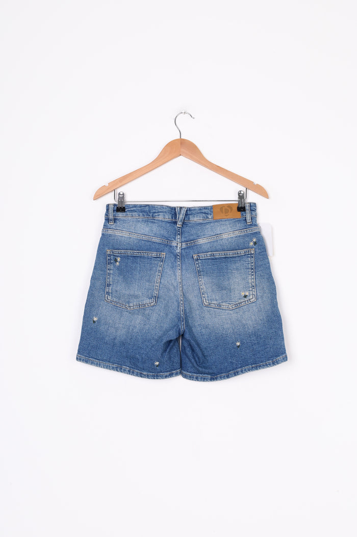 Desigual Womens Blue Shorts Size 38