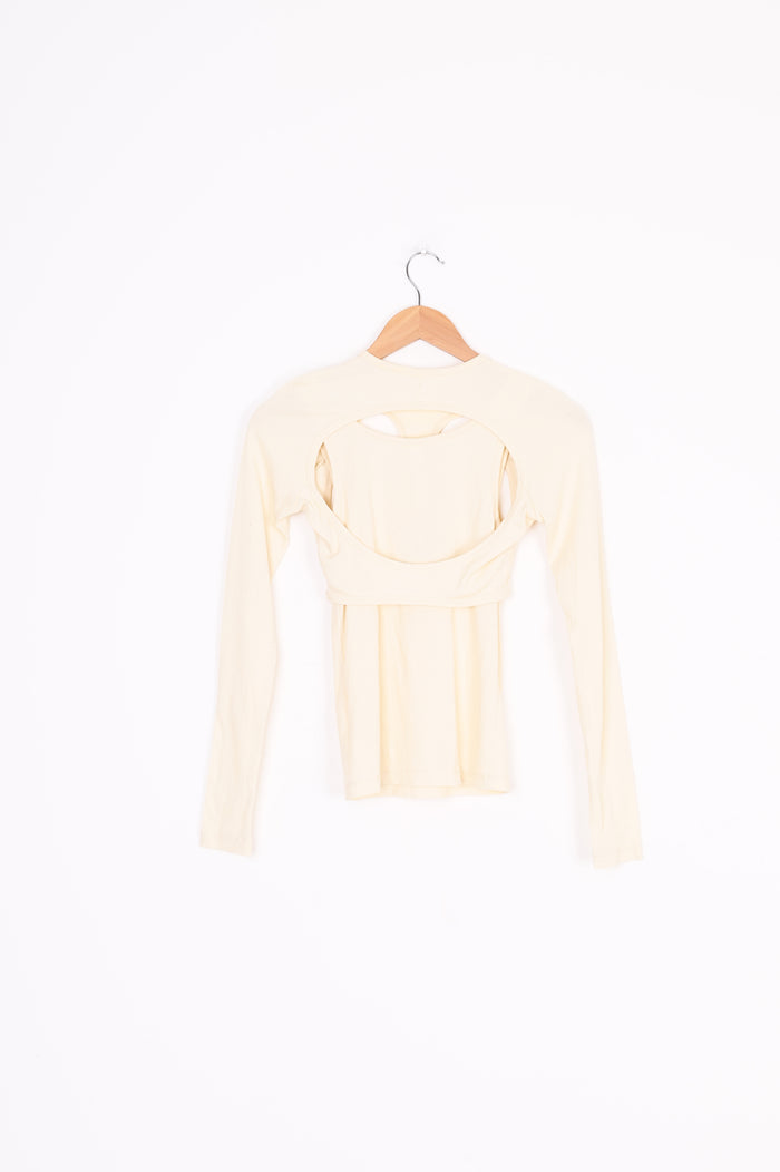 Dion Lee Womens Cream Top Size XS