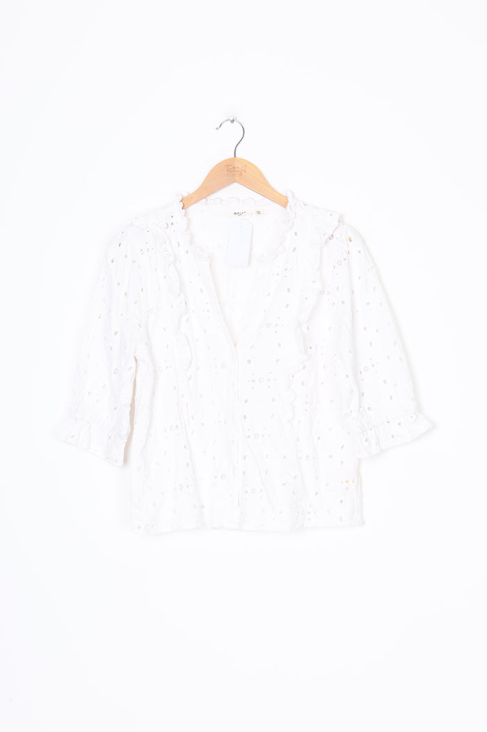 Dylan Womens White Top Size L