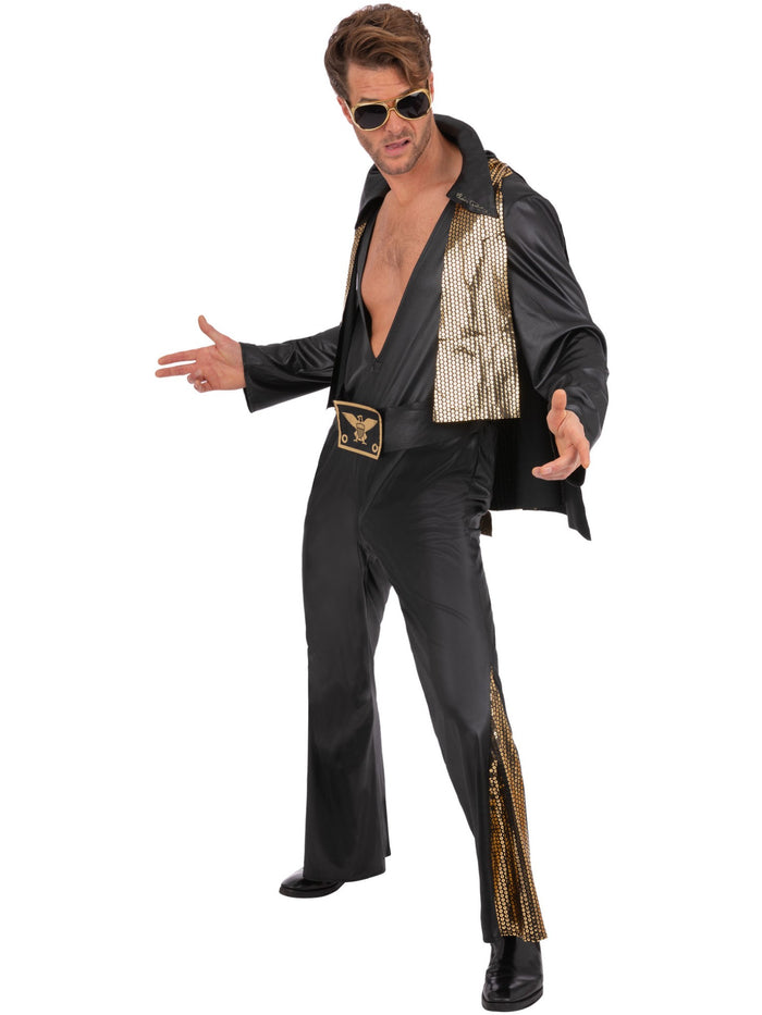 Elvis Black Jumpsuit