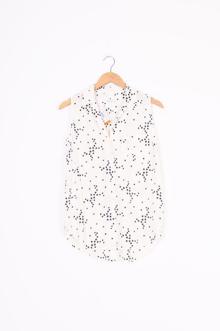 Equipment Femme Womens White Top Size XS