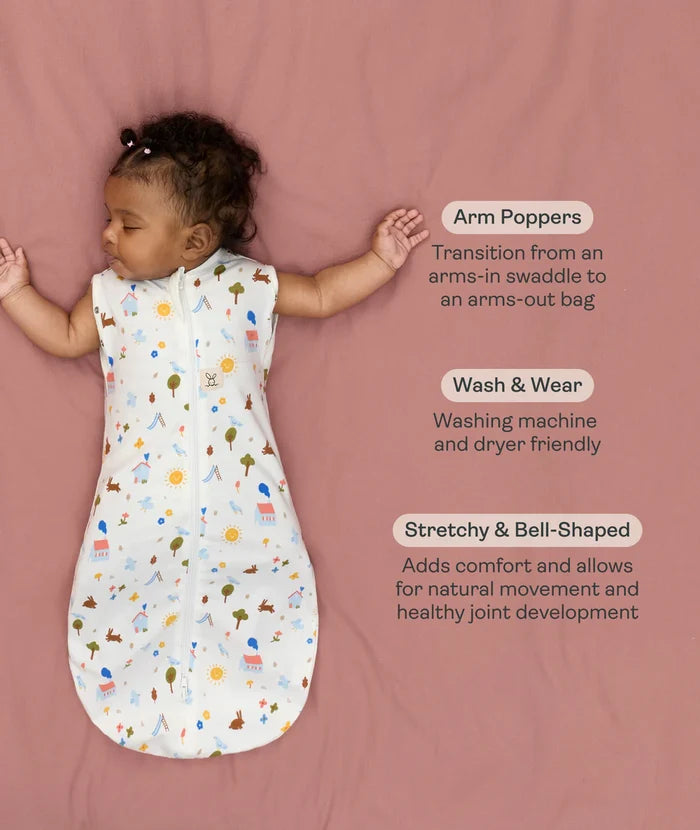 ergoPouch Cocoon Zip Swaddle Bag 1.0 TOG - Daydream