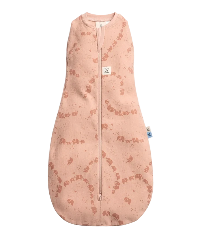 ergoPouch Cocoon Zip Swaddle Bag 1.0 TOG - Elephant Parade