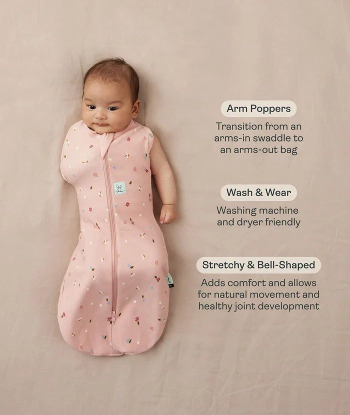ergoPouch Cocoon Zip Swaddle Bag 1.0 TOG - Elephant Parade