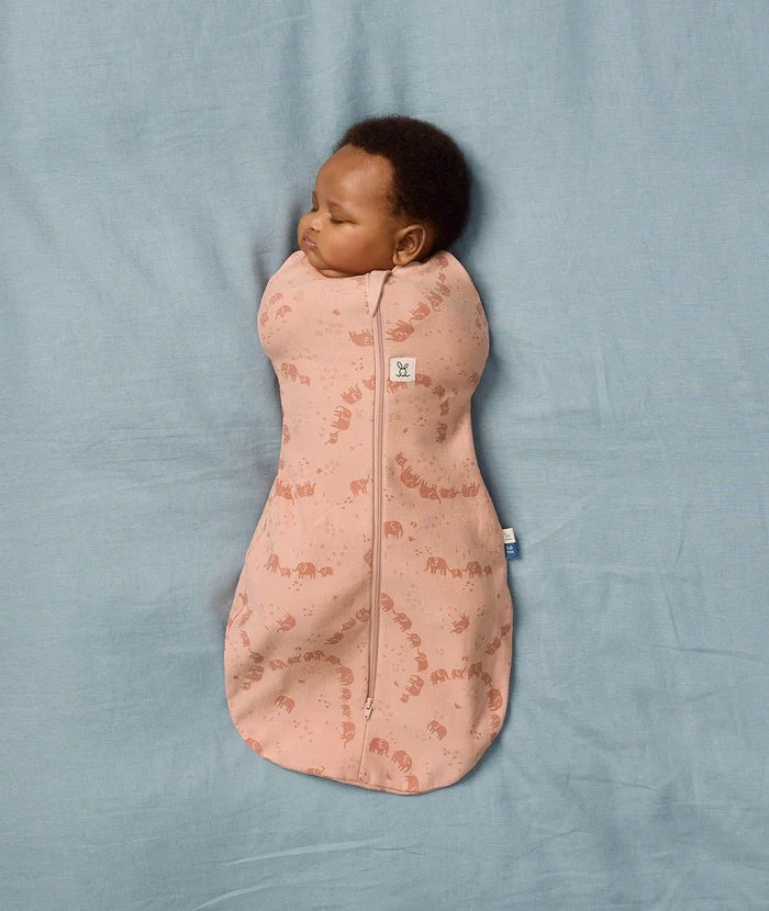 ergoPouch Cocoon Zip Swaddle Bag 1.0 TOG - Elephant Parade