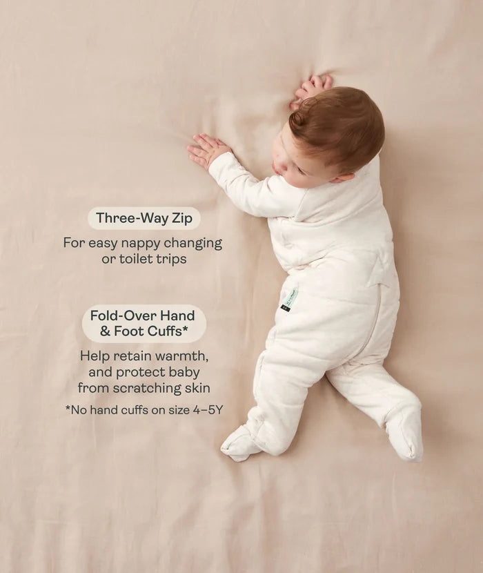 ergoPouch Sleep Onesie TOG 2.5 - Petite Pretzel
