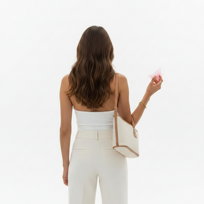 Exposed Umbilicus Halter-neck Short Vest