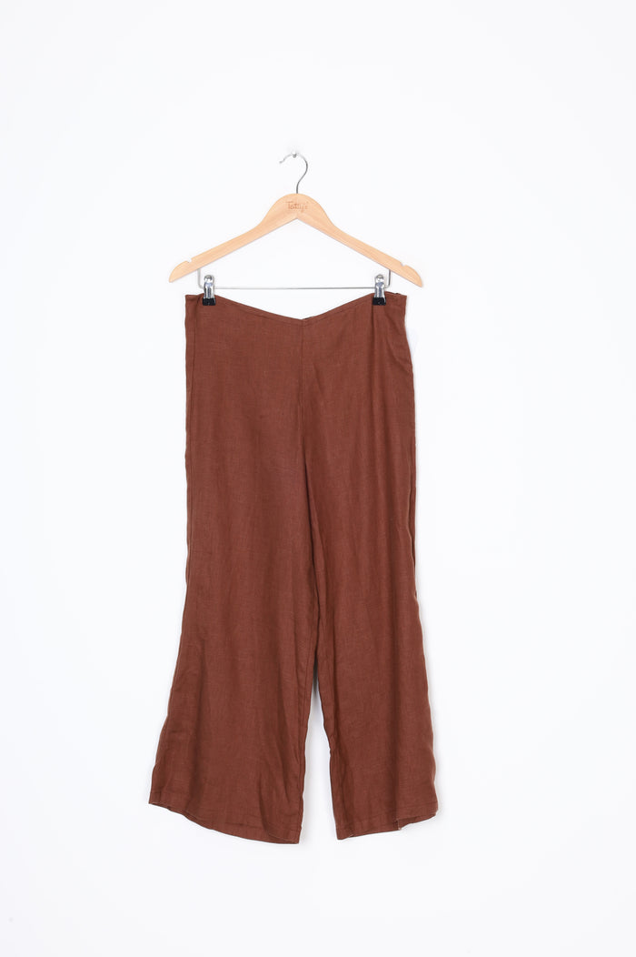 Faithfull the Brand Womens Brown Pants Size 8