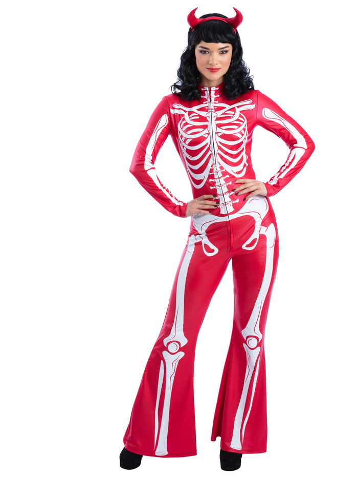 Fever Devil Skeleton Costume