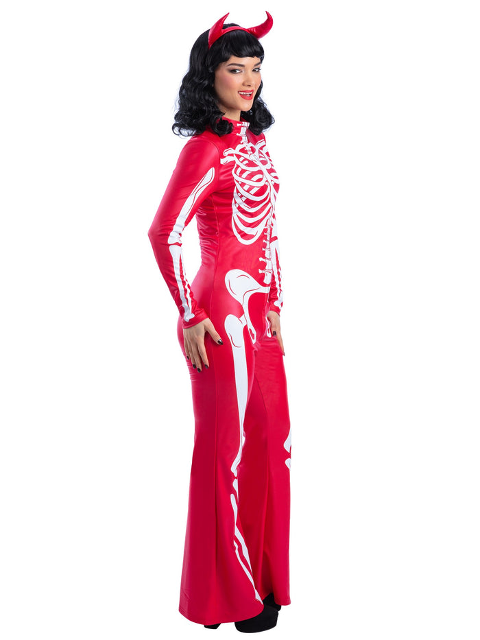 Fever Devil Skeleton Costume