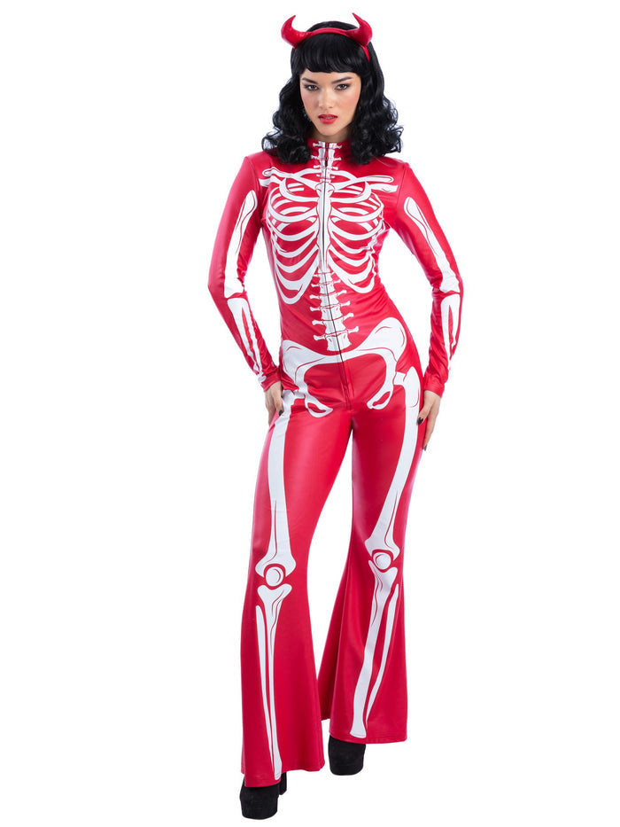 Fever Devil Skeleton Costume