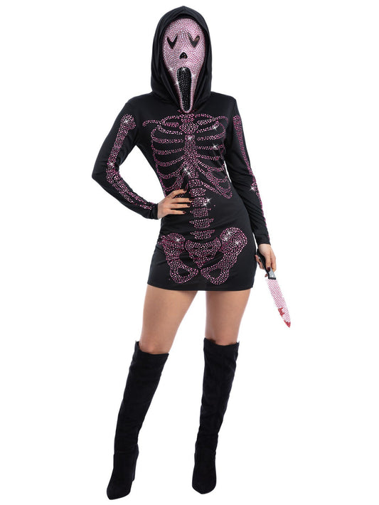 Fever Rhinestone Skeleton Costume