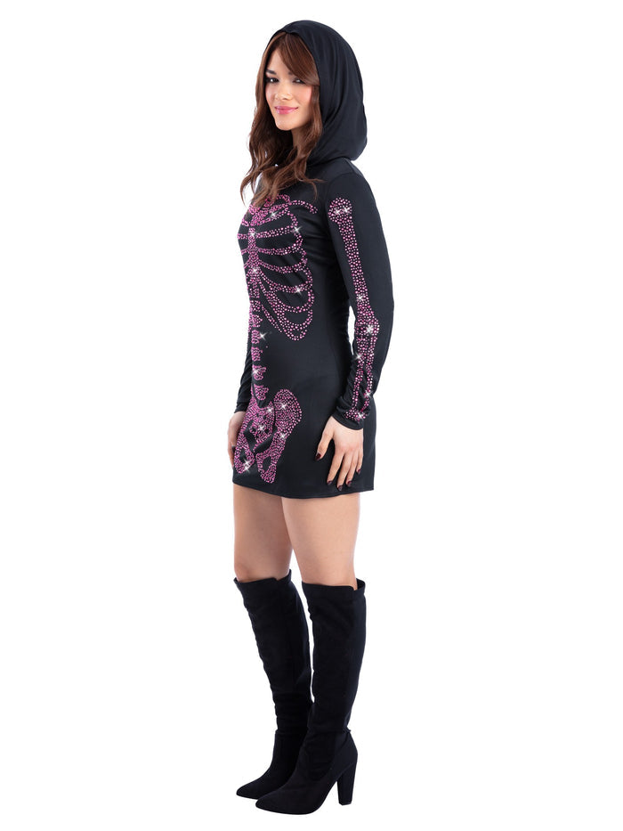 Fever Rhinestone Skeleton Costume
