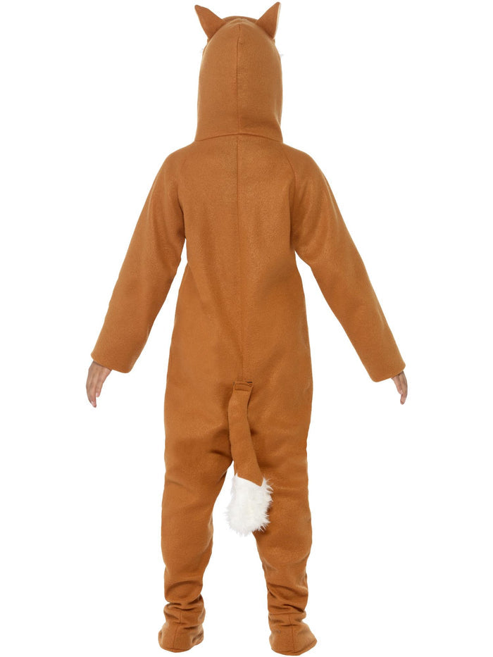 Fox Costume, Orange, with Hooded All in One & Tail