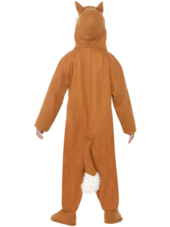 Fox Costume, Orange, with Hooded All in One & Tail