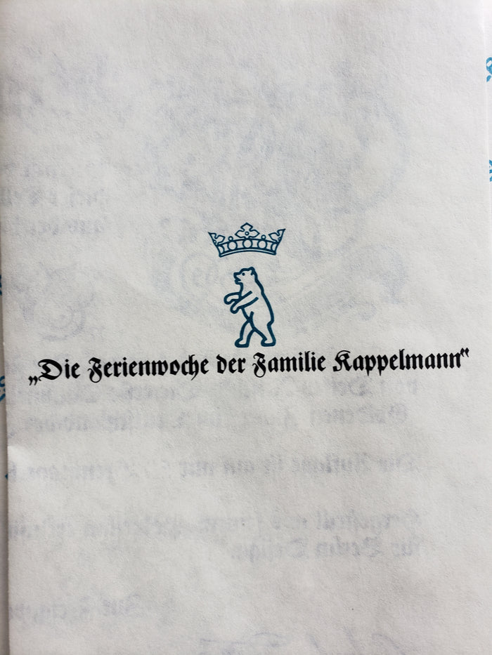 "Friday" in the Kappelmann Families Holiday Week series by Detlev Nitschke