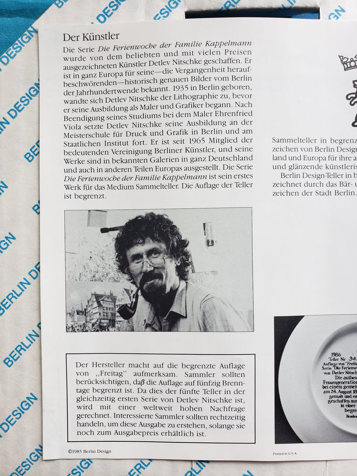 "Friday" in the Kappelmann Families Holiday Week series by Detlev Nitschke