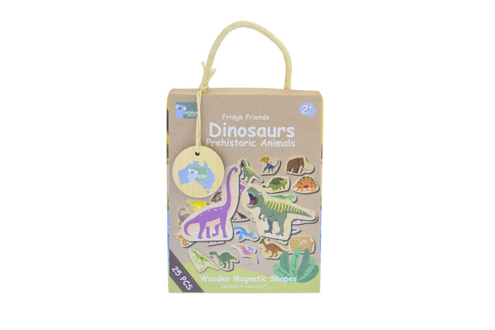 Fridge Friends 25 Piece Magnet Set - Dinosaurs & Prehistoric Animals
