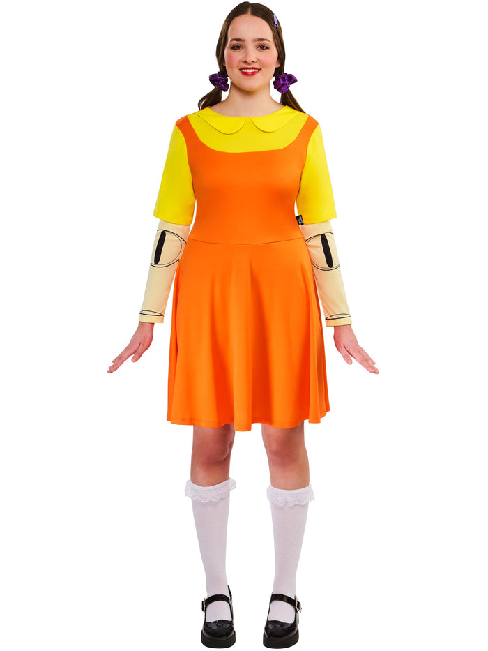 Girl Doll Adult Costume from Squid Game