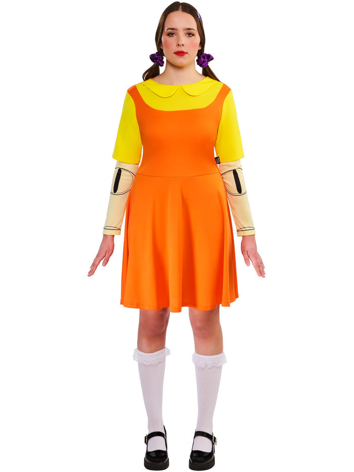 Girl Doll Adult Costume from Squid Game