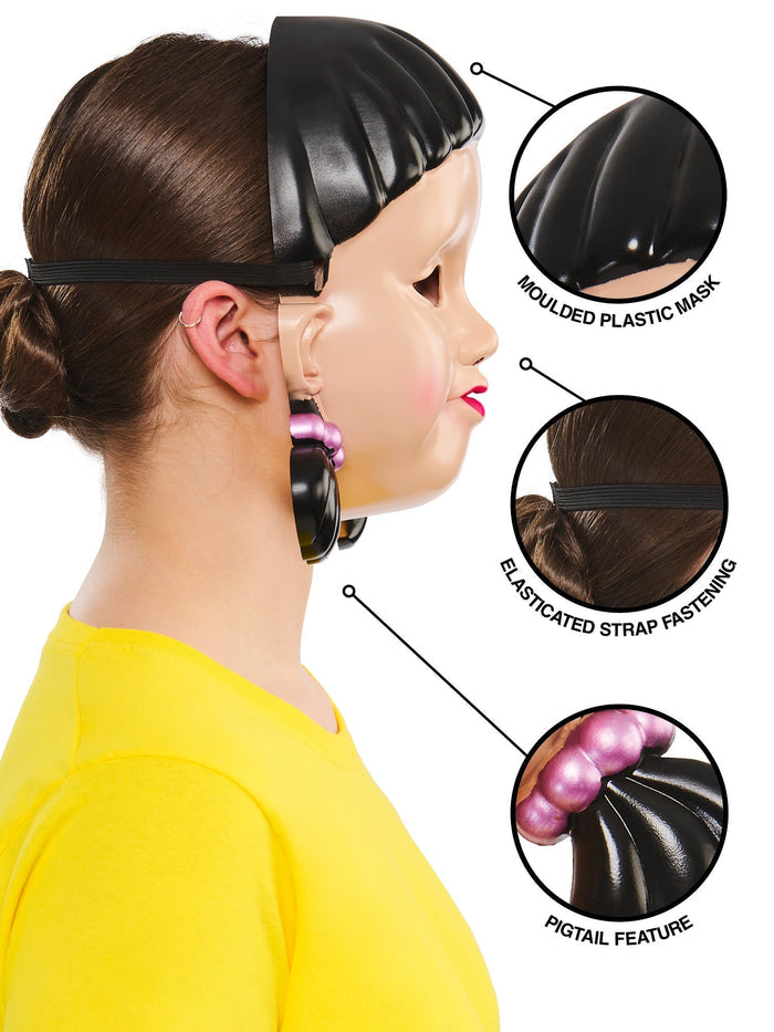 Girl Doll Adult Mask Girl Doll Adult Mask from Squid Game