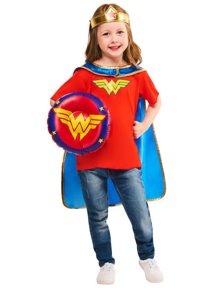 Girls Wonder Woman Dress Up Gift Set