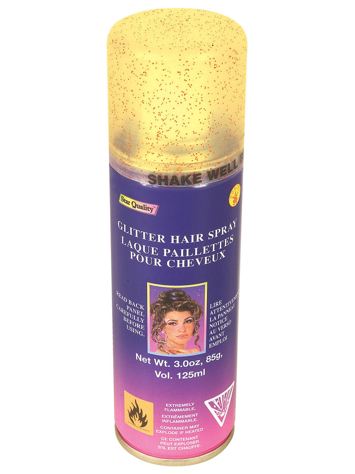 Gold Glitter Hairspray Costume Accessory