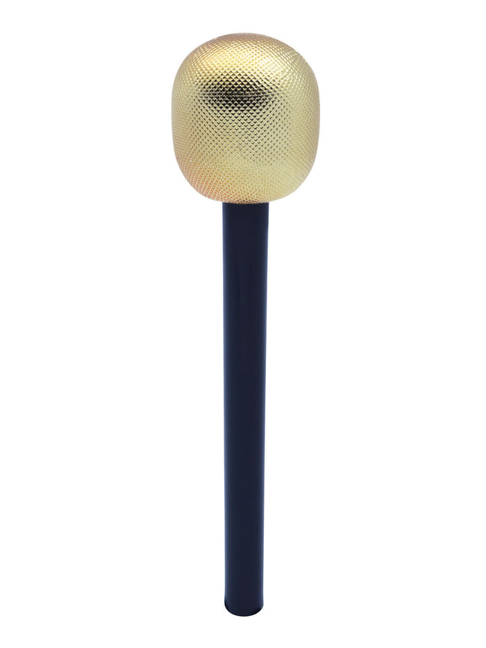 Gold Microphone Costume Accessory