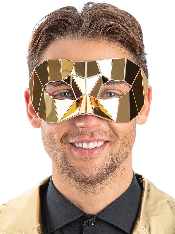Gold Mirrored Masquerade Eyemask