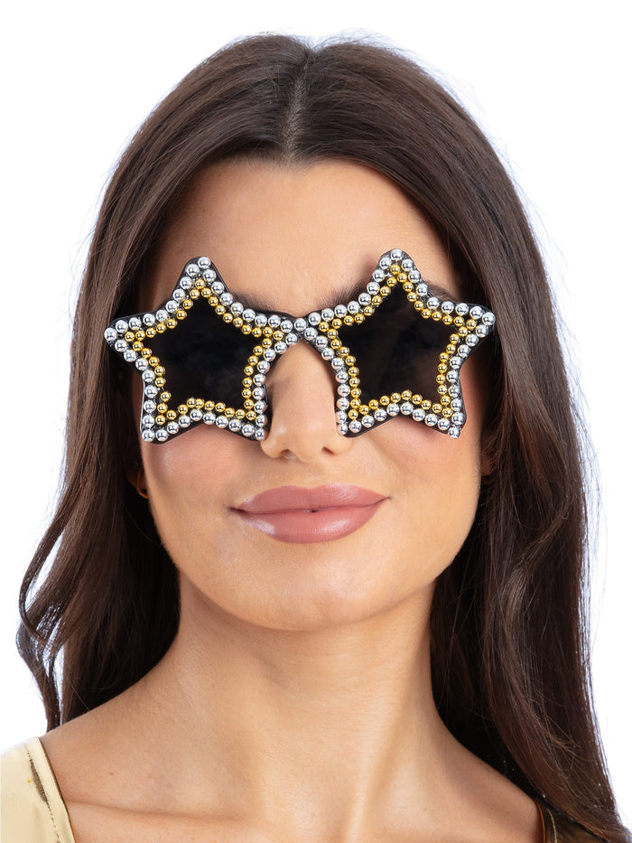 Gold & Silver Embellished Star Specs