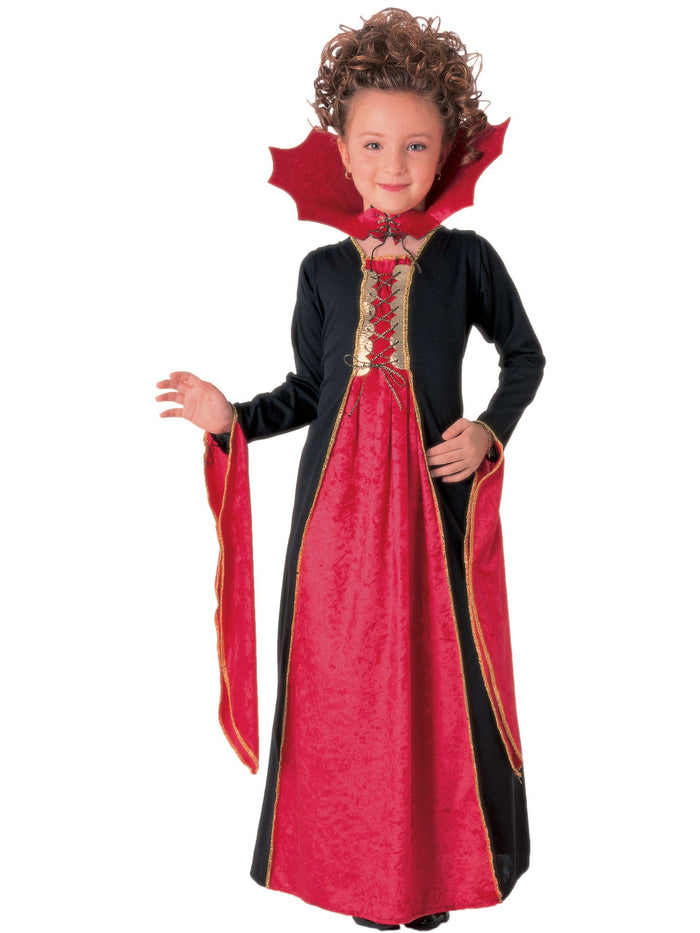 Gothic Vampiress Kids Girls Costume