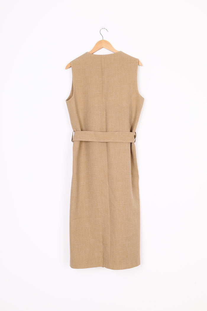 Gregory Womens Beige Dress Size 16