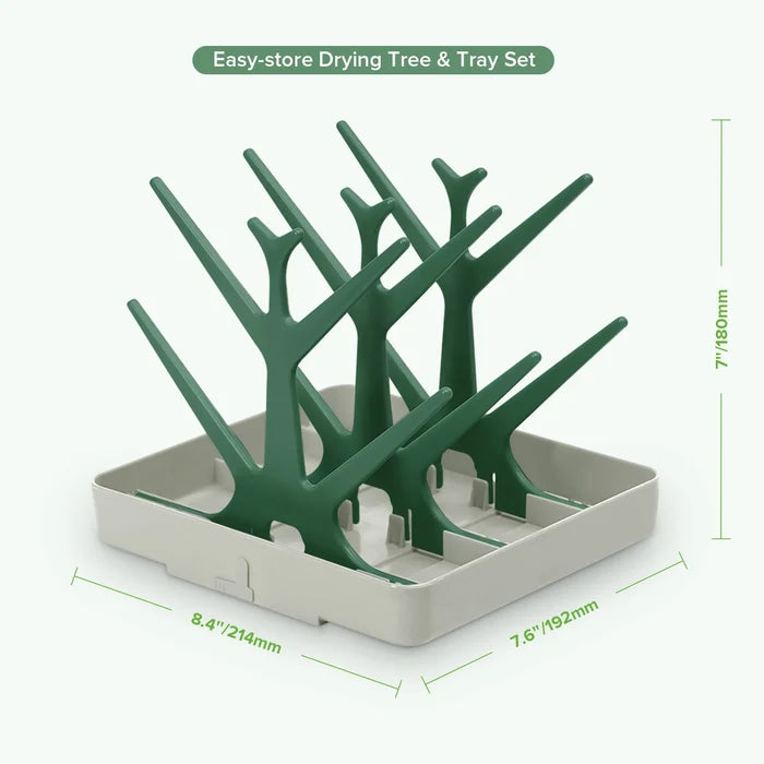 Haakaa Easy-Store Drying Tree & Tray Set